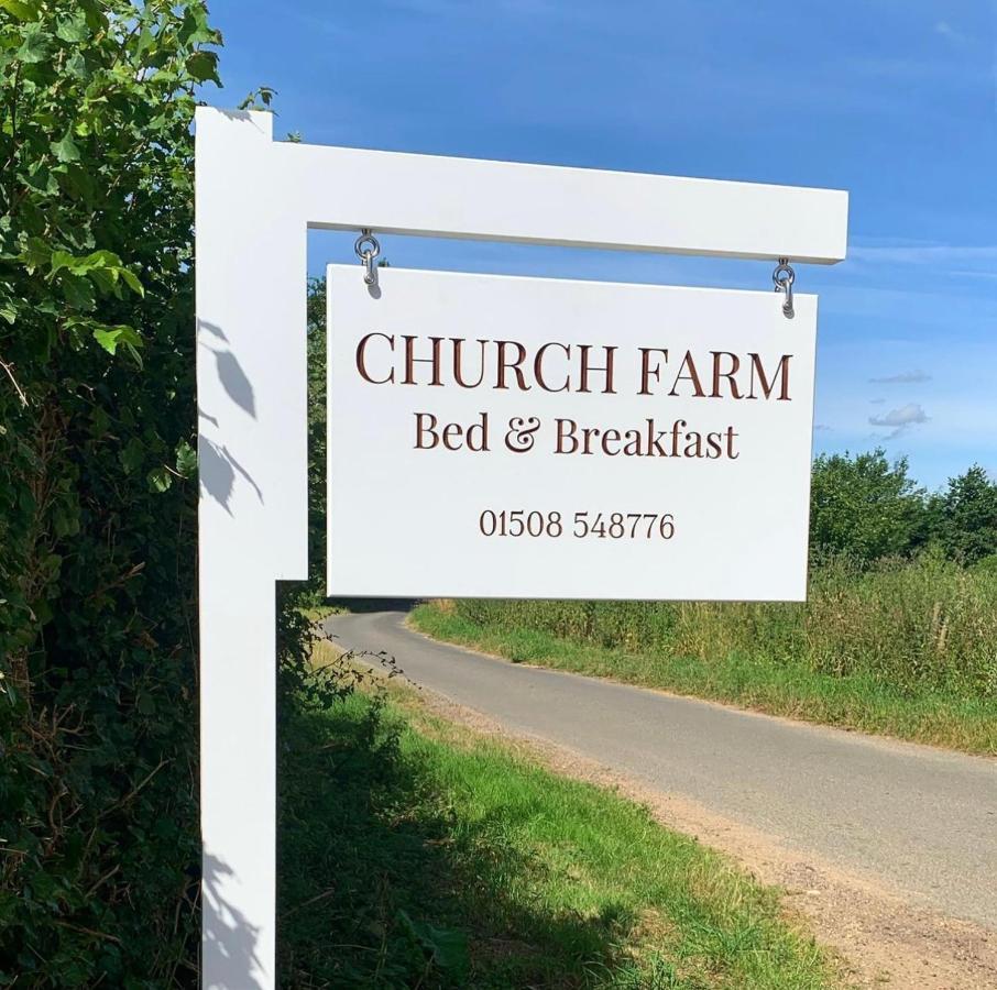 Bed and Breakfast Church Farm à Thurlton Extérieur photo